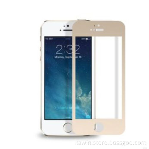 Color Glass Protector for iPhone 5S
